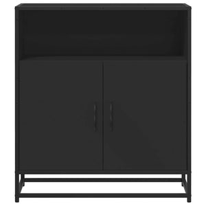 Συρταριέρα Μαύρο 68x35x76 cm Κατασκευασμένο ξύλο
