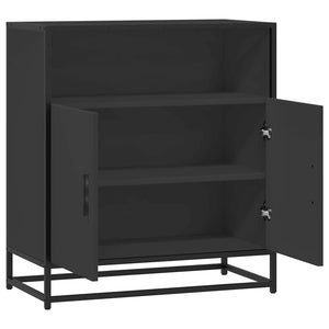 Συρταριέρα Μαύρο 68x35x76 cm Κατασκευασμένο ξύλο
