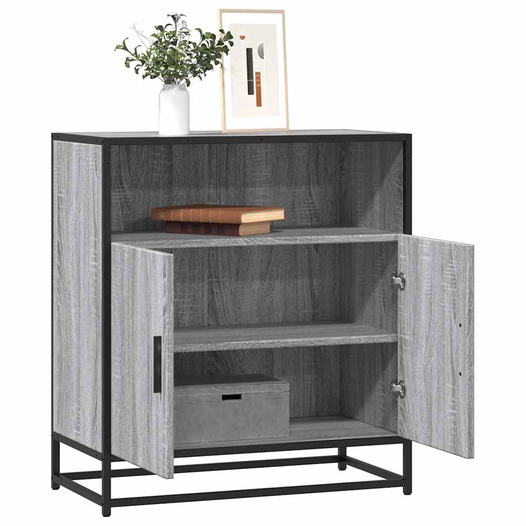 Συρταριέρα Γκρι Sonoma 68x35x76 cm Ξύλινο μηχανουργικό ξύλο