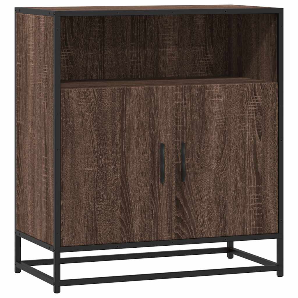 Συρταριέρα καφέ δρυς 68x35x76 cm Κατασκευασμένο ξύλο