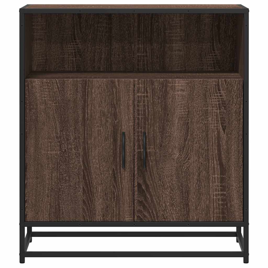 Συρταριέρα καφέ δρυς 68x35x76 cm Κατασκευασμένο ξύλο