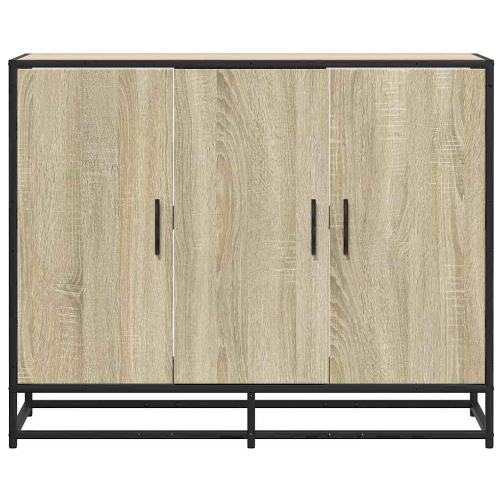 Sideboard Sonoma Oak 94x35x76 cm Κατασκευασμένο ξύλο