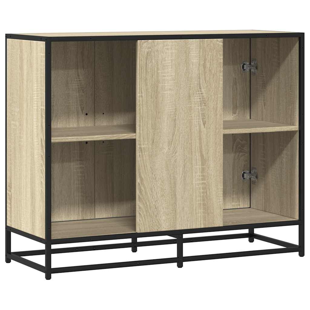 Sideboard Sonoma Oak 94x35x76 cm Κατασκευασμένο ξύλο