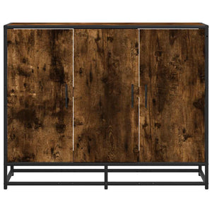 Sideboard Καπνιστή δρυς 94x35x76 cm Κατασκευασμένο ξύλο