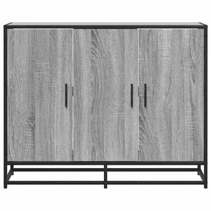 Sideboard Grey Sonoma 94x35x76 cm Ξύλινη κατασκευή
