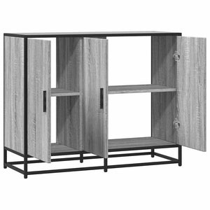 Sideboard Grey Sonoma 94x35x76 cm Ξύλινη κατασκευή