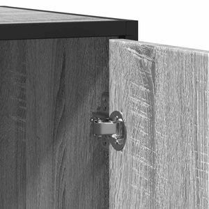 Sideboard Grey Sonoma 94x35x76 cm Ξύλινη κατασκευή