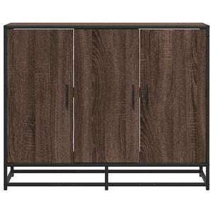 Sideboard καφέ δρυς 94x35x76 cm Κατασκευασμένο ξύλο - Pakobazaar