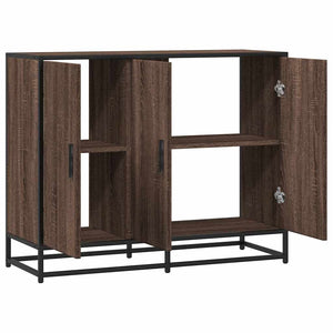 Sideboard καφέ δρυς 94x35x76 cm Κατασκευασμένο ξύλο - Pakobazaar