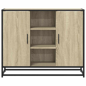 Sideboard Sonoma Oak 92x35x76 cm Κατασκευασμένο ξύλο - Pakobazaar