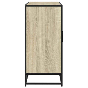 Sideboard Sonoma Oak 92x35x76 cm Κατασκευασμένο ξύλο - Pakobazaar