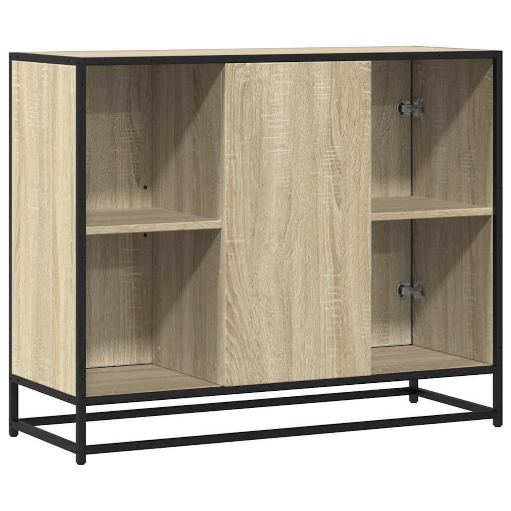 Sideboard Sonoma Oak 92x35x76 cm Κατασκευασμένο ξύλο - Pakobazaar