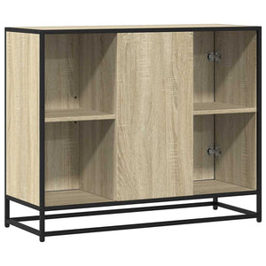 Sideboard Sonoma Oak 92x35x76 cm Κατασκευασμένο ξύλο - Pakobazaar