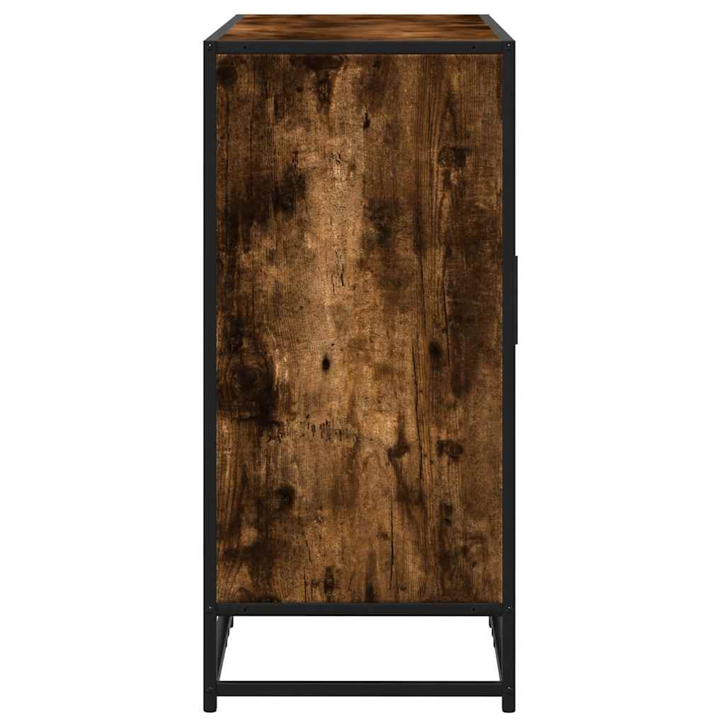 Sideboard Καπνιστή δρυς 92x35x76 cm Κατασκευασμένο ξύλο - Pakobazaar