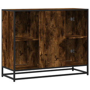 Sideboard Καπνιστή δρυς 92x35x76 cm Κατασκευασμένο ξύλο - Pakobazaar