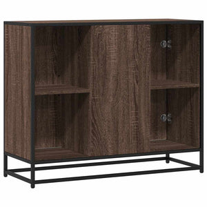 Sideboard καφέ δρυς 92x35x76 cm Ξύλινο μηχανουργικό ξύλο