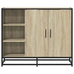 Sideboard Sonoma Oak 92x35x76 cm Κατασκευασμένο ξύλο - Pakobazaar