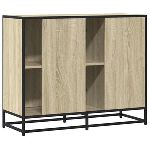 Sideboard Sonoma Oak 92x35x76 cm Κατασκευασμένο ξύλο - Pakobazaar
