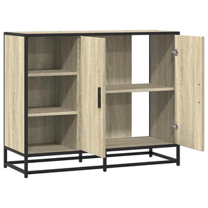 Sideboard Sonoma Oak 92x35x76 cm Κατασκευασμένο ξύλο - Pakobazaar