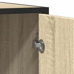 Sideboard Sonoma Oak 92x35x76 cm Κατασκευασμένο ξύλο - Pakobazaar