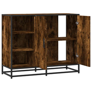 Sideboard Καπνιστή δρυς 92x35x76 cm Κατασκευασμένο ξύλο - Pakobazaar