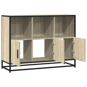 Sideboard Sonoma Oak 100x35x76 cm Κατασκευασμένο ξύλο - Pakobazaar