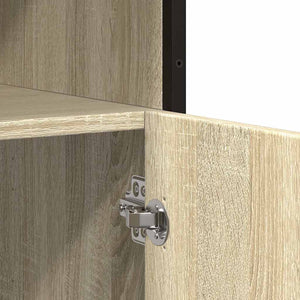 Sideboard Sonoma Oak 100x35x76 cm Κατασκευασμένο ξύλο - Pakobazaar