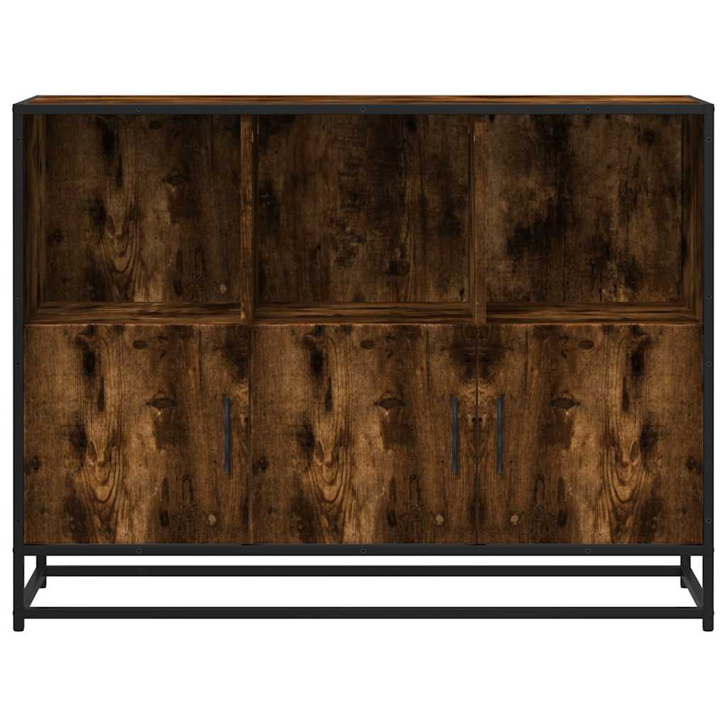 Sideboard Καπνιστή δρυς 100x35x76 cm Κατασκευασμένο ξύλο - Pakobazaar