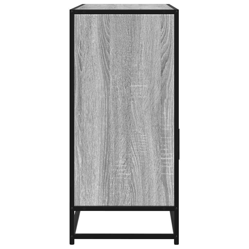 Sideboard Γκρι Sonoma 100x35x76 cm Ξύλινο μηχανουργικό ξύλο - Pakobazaar