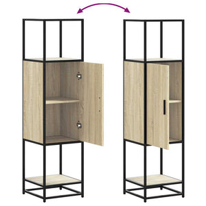 Highboard Sonoma Oak Κατασκευασμένο ξύλο και μέταλλο