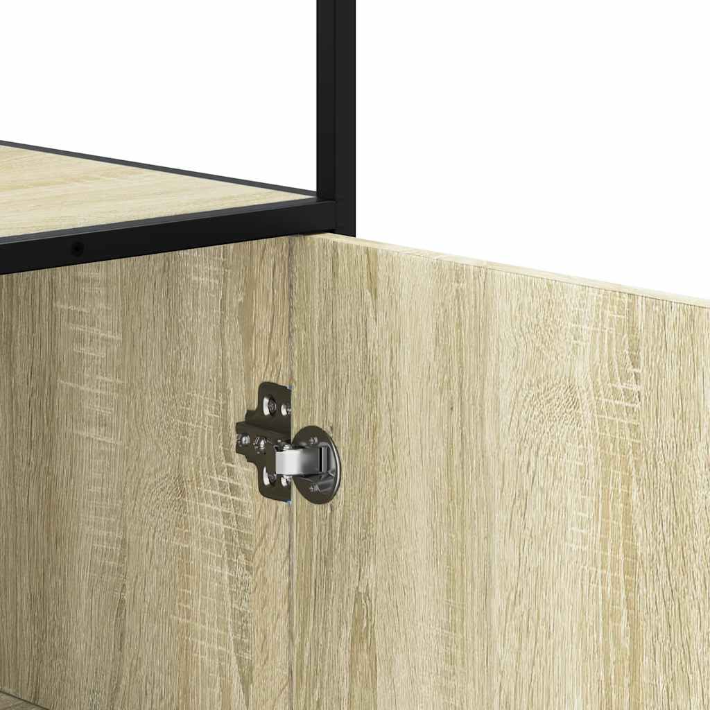 Highboard Sonoma Oak Κατασκευασμένο ξύλο και μέταλλο