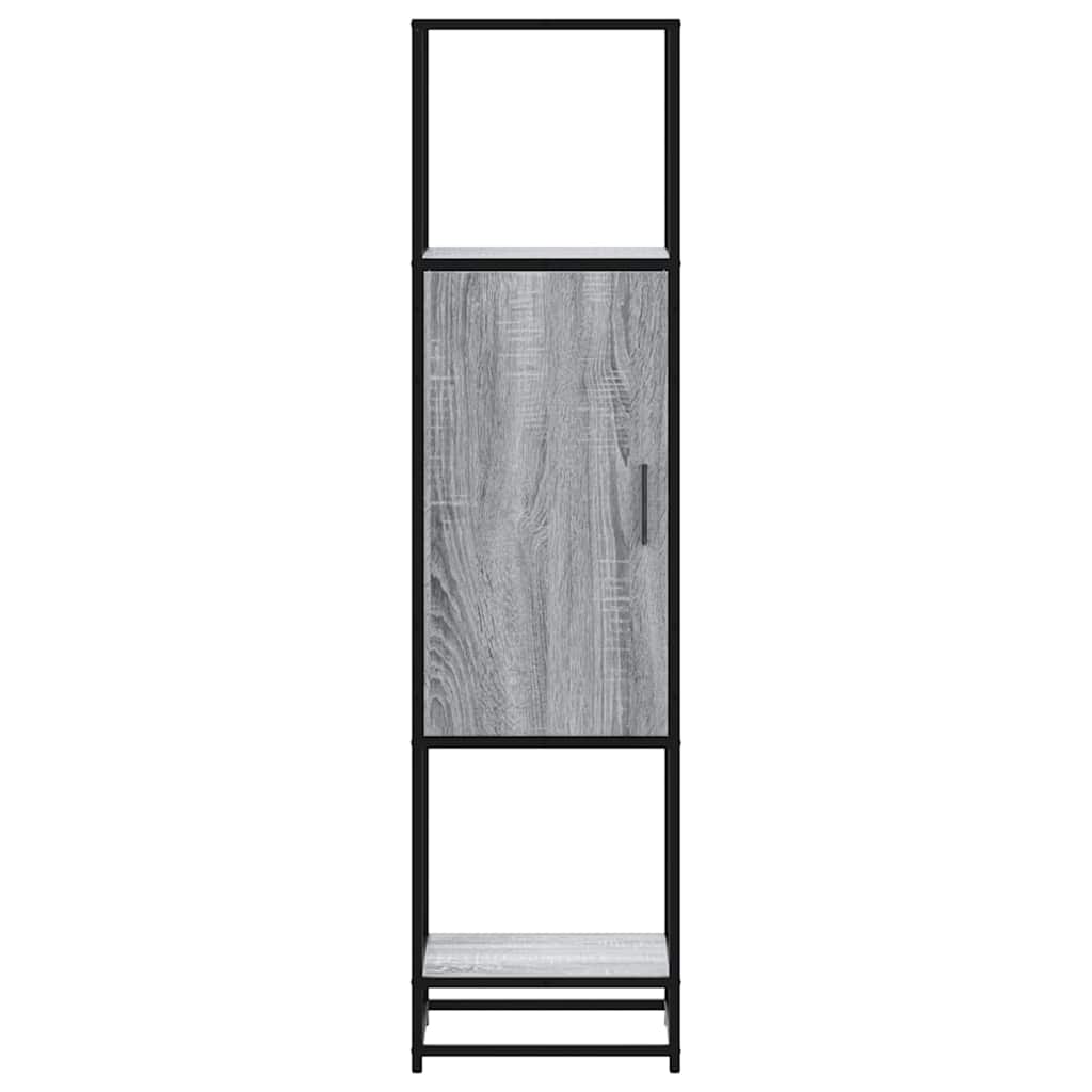 Highboard Grey Sonoma Κατασκευασμένο ξύλο και μέταλλο