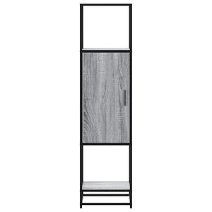 Highboard Grey Sonoma Κατασκευασμένο ξύλο και μέταλλο
