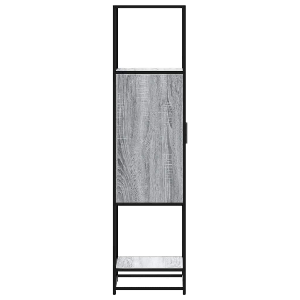 Highboard Grey Sonoma Κατασκευασμένο ξύλο και μέταλλο