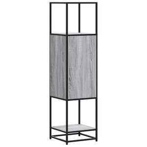 Highboard Grey Sonoma Κατασκευασμένο ξύλο και μέταλλο
