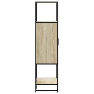 Highboard Δρυς sonoma 68x35x139 cm Επεξεργασμένο ξύλο μέταλλο