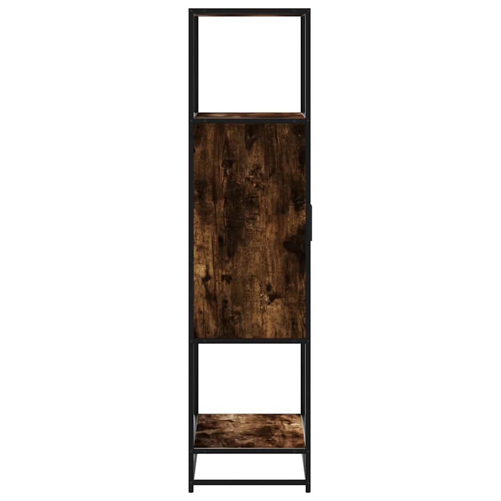 Highboard Καπνιστή δρυς 68x35x139 cm Κατασκευασμένο ξύλο