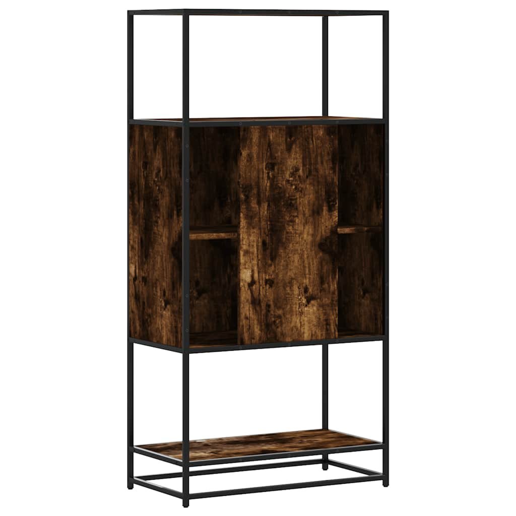 Highboard Καπνιστή δρυς 68x35x139 cm Κατασκευασμένο ξύλο