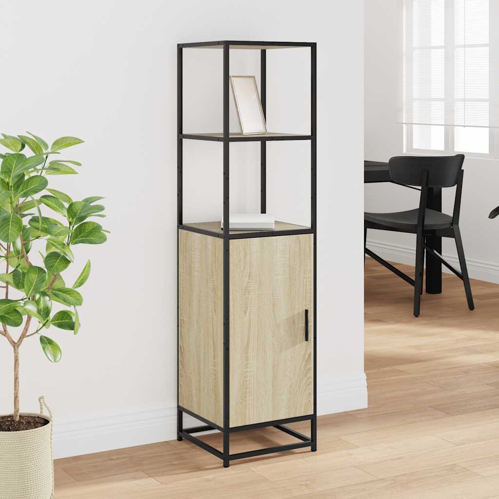 Highboard Sonoma Oak Κατασκευασμένο ξύλο και μέταλλο - Pakobazaar