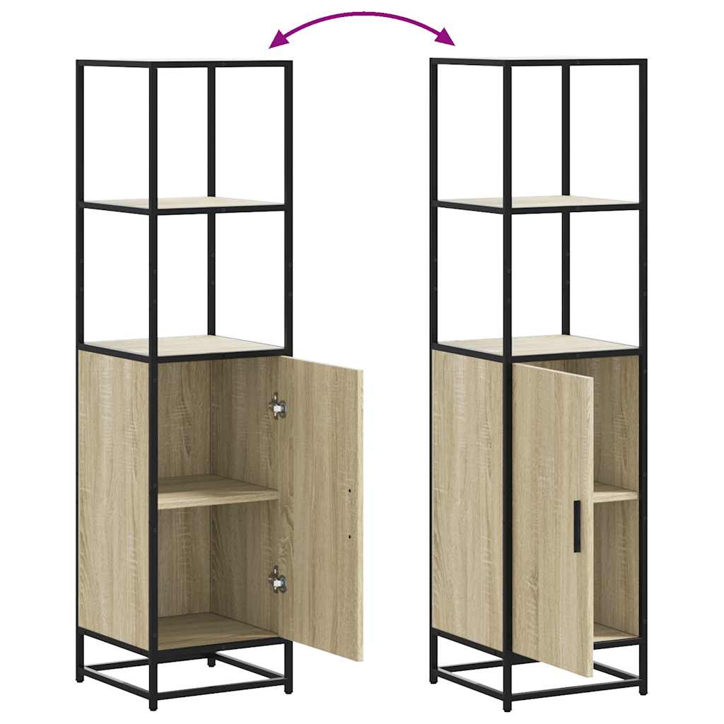 Highboard Sonoma Oak Κατασκευασμένο ξύλο και μέταλλο - Pakobazaar