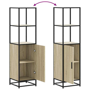 Highboard Sonoma Oak Κατασκευασμένο ξύλο και μέταλλο - Pakobazaar
