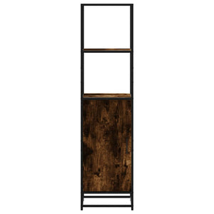 Highboard Καπνιστή δρυς Κατασκευασμένο ξύλο και μέταλλο