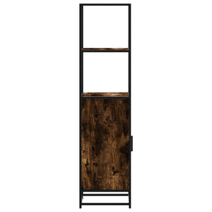 Highboard Καπνιστή δρυς Κατασκευασμένο ξύλο και μέταλλο