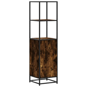 Highboard Καπνιστή δρυς Κατασκευασμένο ξύλο και μέταλλο