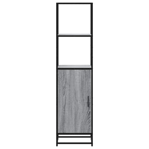Highboard Grey Sonoma Κατασκευασμένο ξύλο και μέταλλο