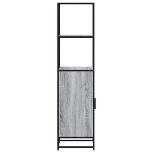 Highboard Grey Sonoma Κατασκευασμένο ξύλο και μέταλλο