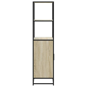 Highboard Δρυς sonoma 68x35x139 cm Επεξεργασμένο ξύλο μέταλλο