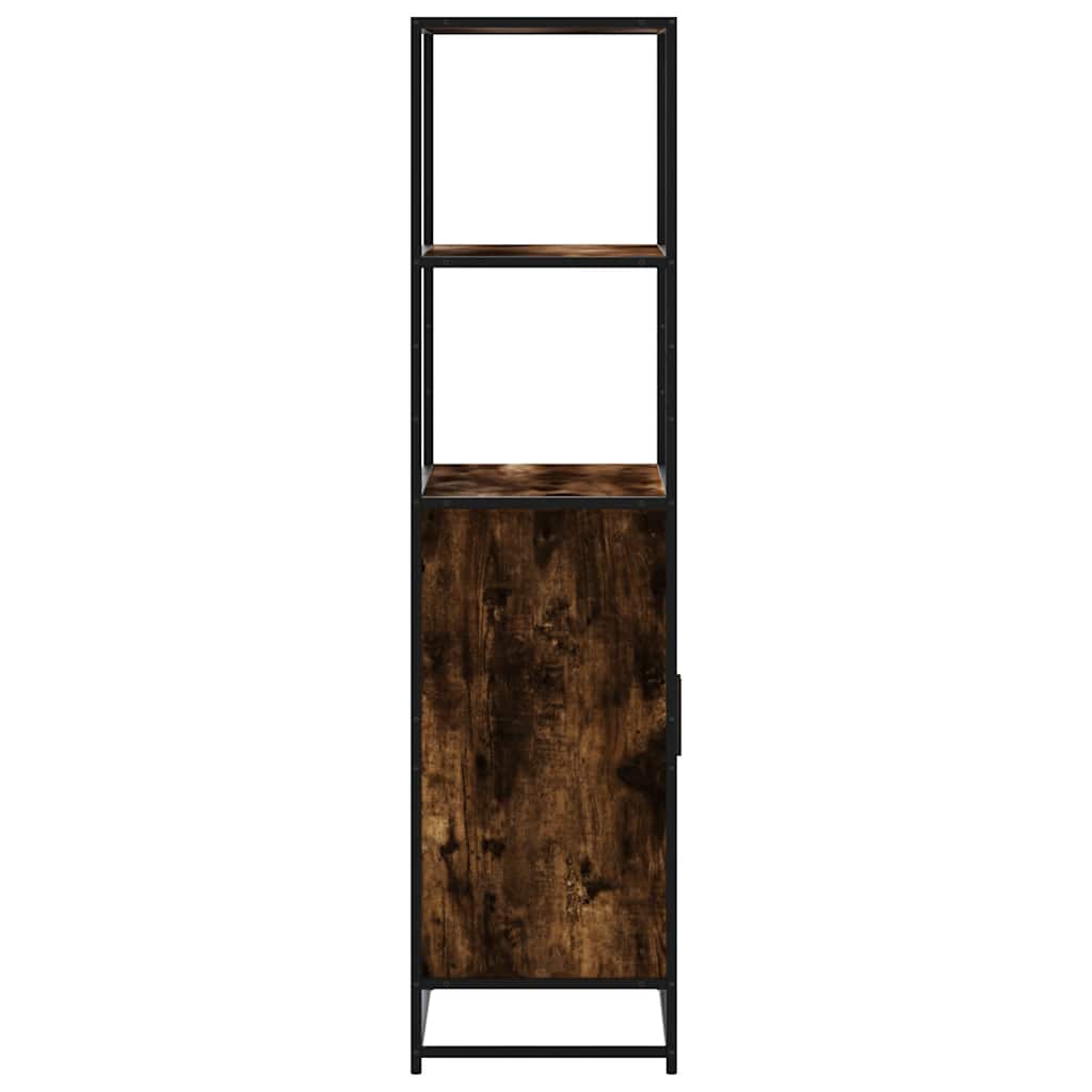 Highboard Καπνιστή δρυς 68x35x139 cm Κατασκευασμένο ξύλο