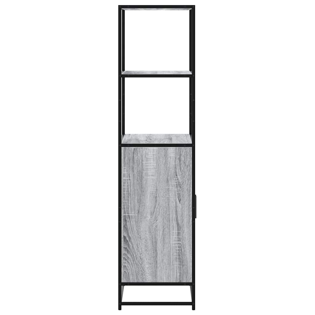 Highboard Grey Sonoma Κατασκευασμένο ξύλο και μέταλλο