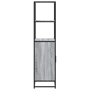 Highboard Grey Sonoma Κατασκευασμένο ξύλο και μέταλλο